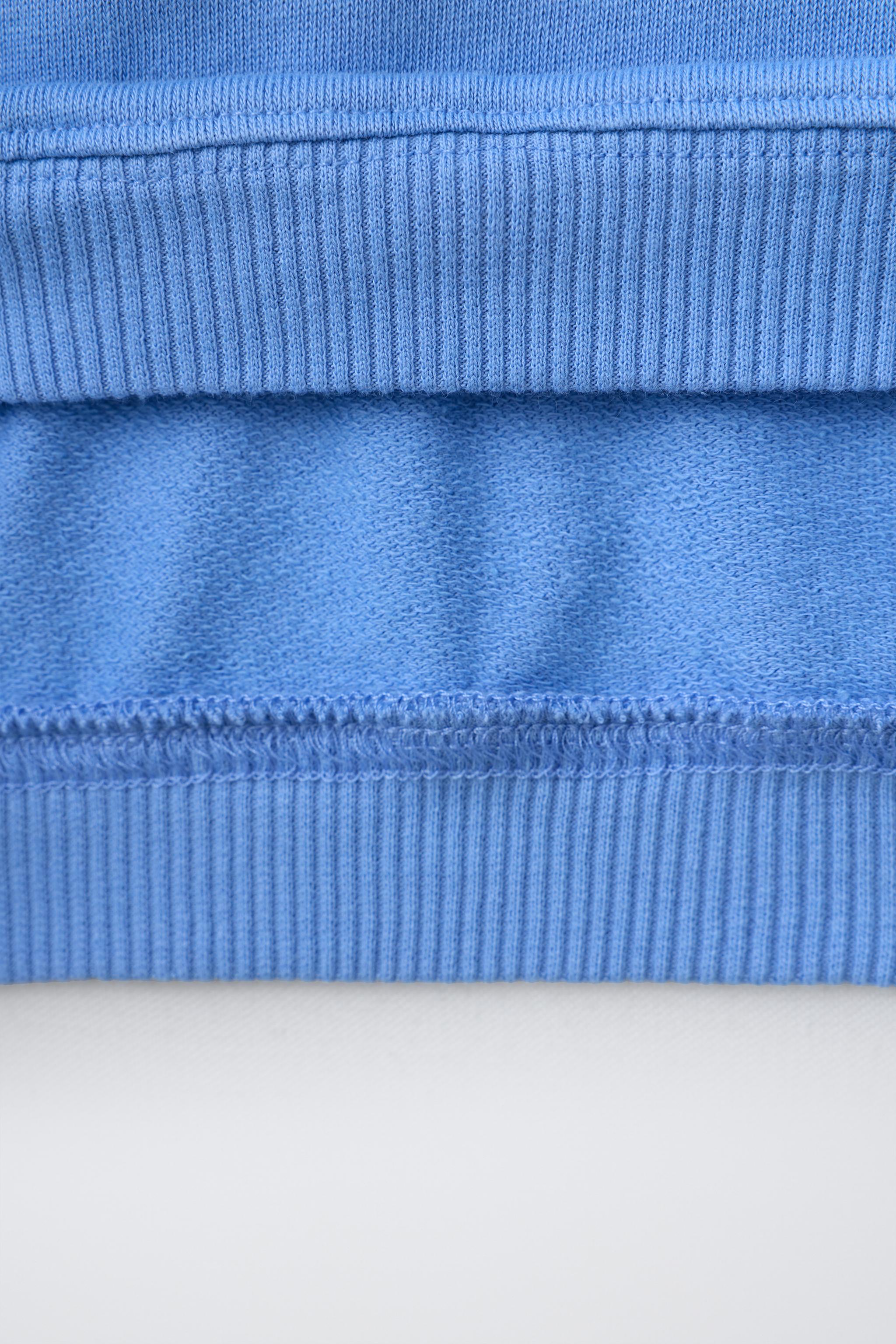 PLAIN OVERLOCK SWEATSHIRT